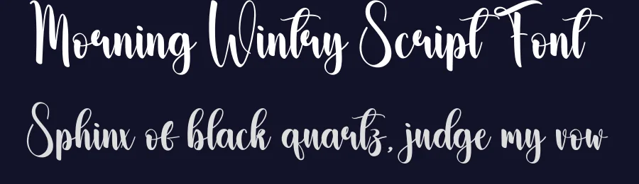 Morning Wintry Script Font by andikastudio — Script Handwritten Font — thumbnail 2