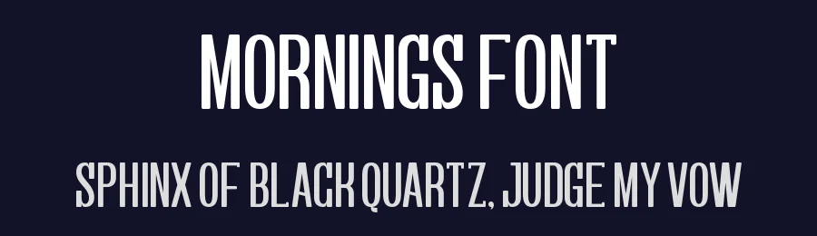 Mornings Font by Almairatype — Display Font — thumbnail 2