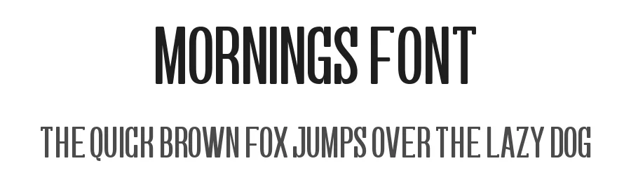 Mornings Font by Almairatype — Display Font