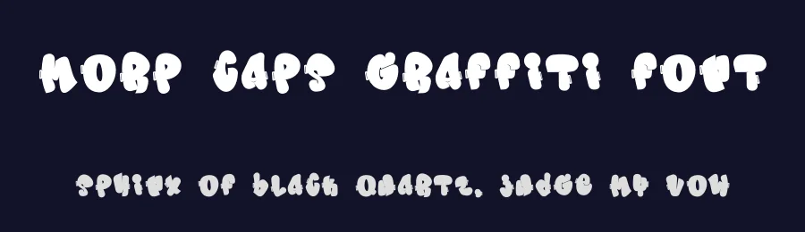 Morp Caps Graffiti Font by Cikareotype Studio — Display Font — thumbnail 2