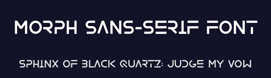 Morph Sans-Serif Font by freshtypeink — Display Font — thumbnail 2