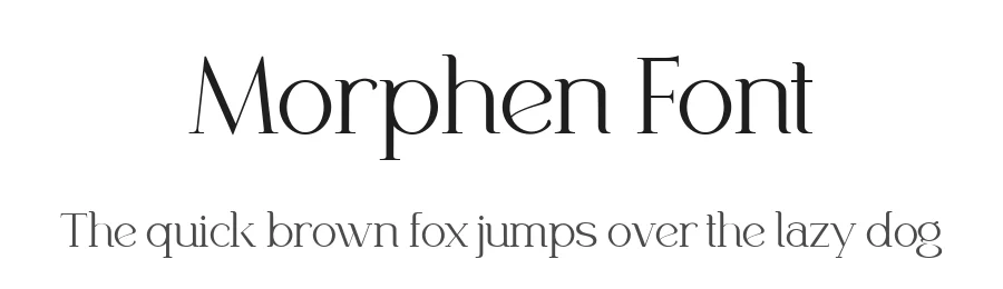 Morphen Font by Typebae — Display Font