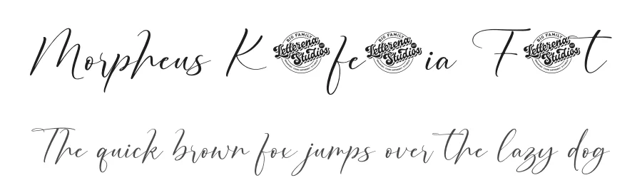 Morpheus Komfentia Font by letterenastudios — Script Handwritten Font