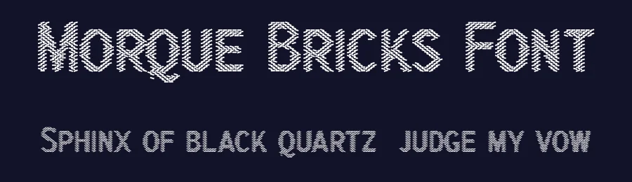 Morque Bricks Font by craftsupplyco — Display Font — thumbnail 2