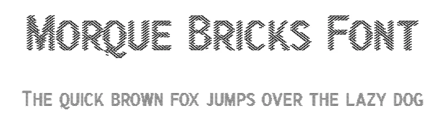 Morque Bricks Font by craftsupplyco — Display Font