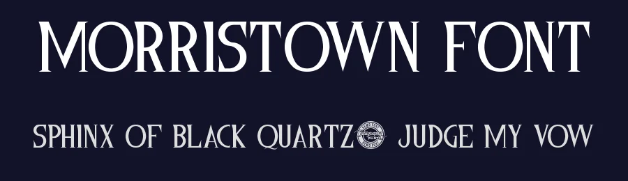 Morristown Font by CalligraphyFonts.net — Serif Font — thumbnail 2
