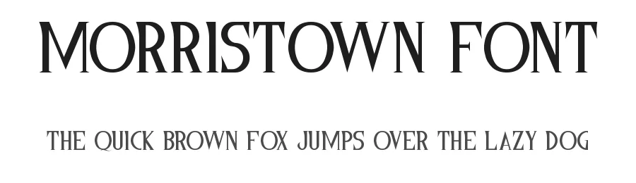Morristown Font by CalligraphyFonts.net — Serif Font