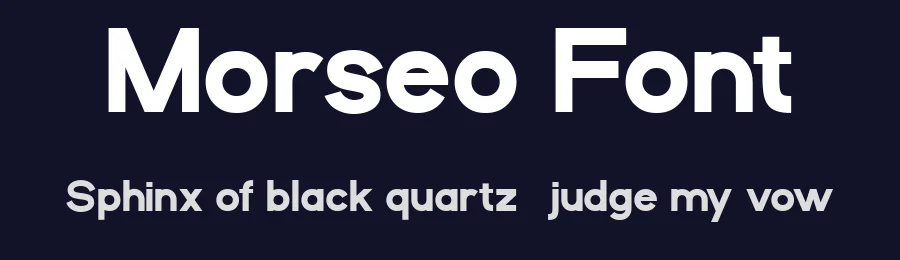 Morseo Font by Flawless And Co — Sans Serif Font — thumbnail 2