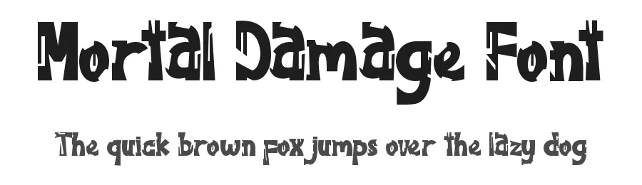 Mortal Damage Font by Yoga Letter — Display Font