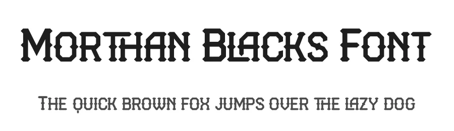 Morthan Blacks Font by Storytype — Display Font