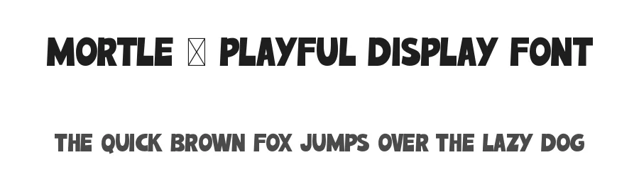 Mortle β Playful Display Font by Hasbi Creative β Decorative Font