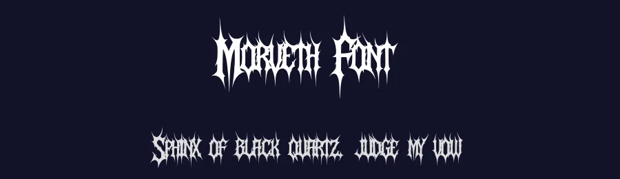 Morveth Font by MasyafiStudio — Blackletter Font — thumbnail 2