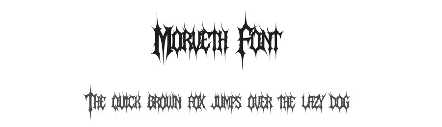 Morveth Font by MasyafiStudio — Blackletter Font