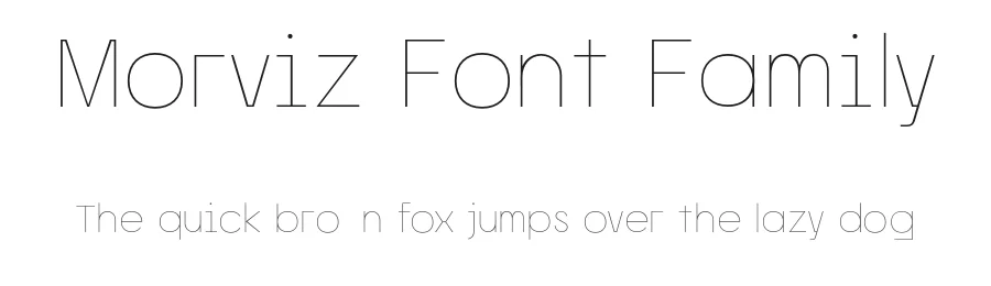 Morviz Font Family by Nollev — Sans Serif Font