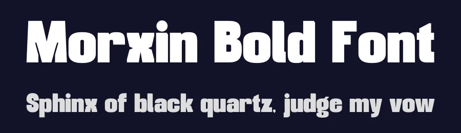 Morxin Bold Font by Nirmana Visual — Display Font — thumbnail 2