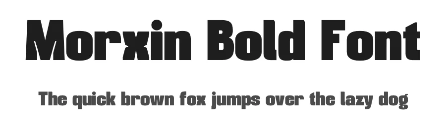 Morxin Bold Font by Nirmana Visual — Display Font