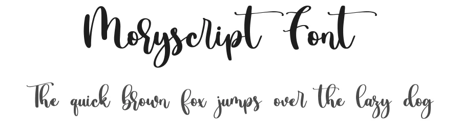 Moryscript Font by qwrtype — Script Handwritten Font