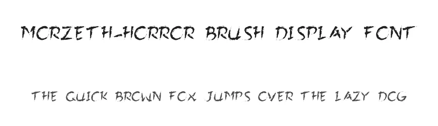 Morzeth-Horror Brush Display Font by idealistudio — Script Handwritten Font