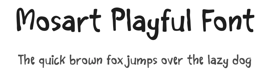 Mosart Playful Font by Tokokoo — Display Font