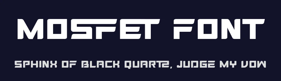 Mosfet Font by 177Studio — Sans Serif Font — thumbnail 2