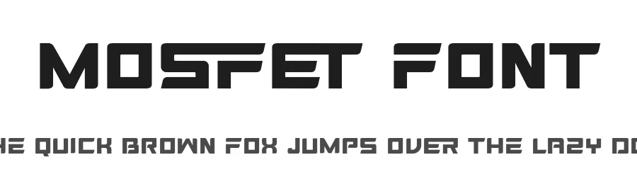 Mosfet Font by 177Studio — Sans Serif Font