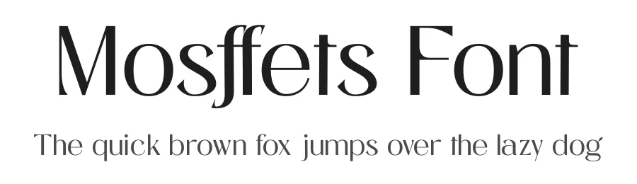 Mosffets Font by zamjumps — Sans Serif Font
