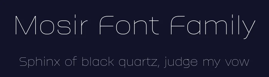 Mosir Font Family by Mateusz Machalski — Sans Serif Font — thumbnail 2