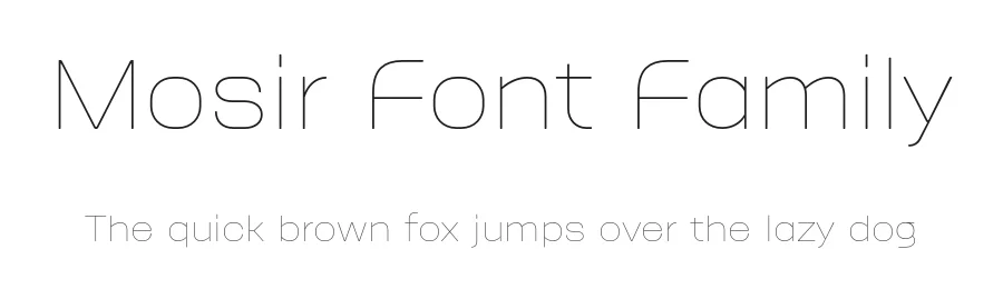Mosir Font Family by Mateusz Machalski — Sans Serif Font