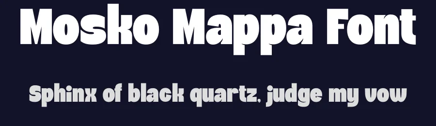 Mosko Mappa Font by BRAINWAVES STUDIO — Display Font — thumbnail 2
