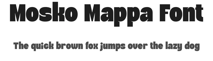 Mosko Mappa Font by BRAINWAVES STUDIO — Display Font