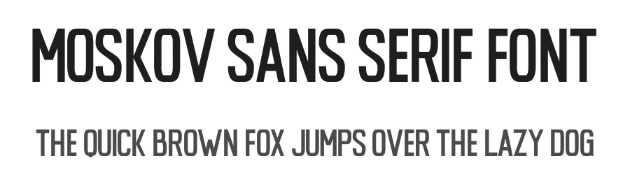 Moskov Sans Serif Font by Funtype — Sans Serif Font