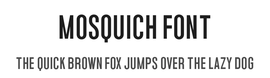 Mosquich Font by Fallengraphic — Sans Serif Font