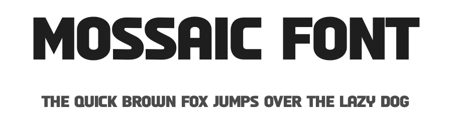 Mossaic Font by Artnivora Studio — Display Font