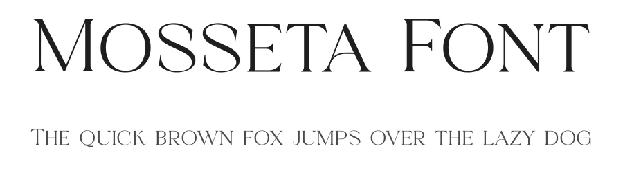 Mosseta Font by Rantautype — Serif Font