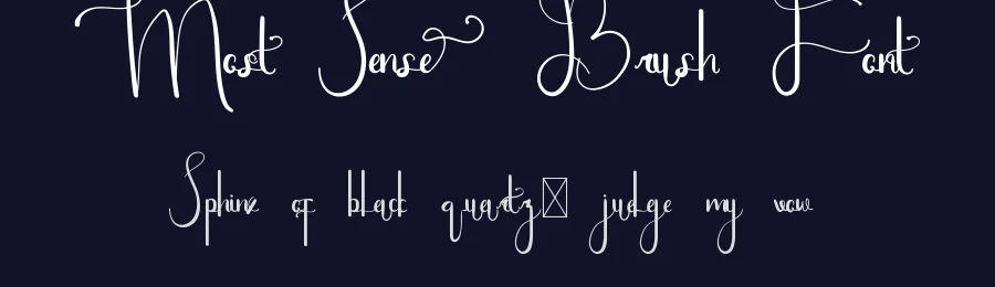 Most Sense Brush Font by edricstudio — Script Handwritten Font — thumbnail 2