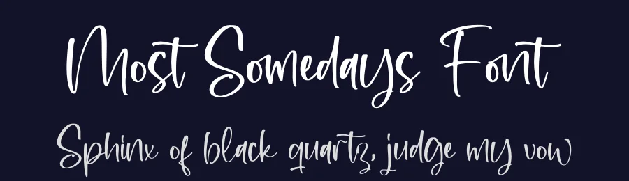 Most Somedays Font by perspectype — Script Handwritten Font — thumbnail 2