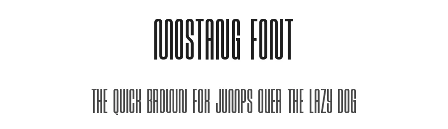 Mostang Font by Funtype — Display Font