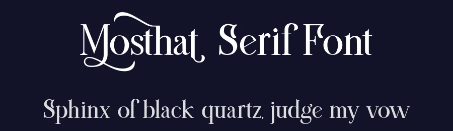 Mosthat Serif Font by Vultype Co. — Serif Font — thumbnail 2
