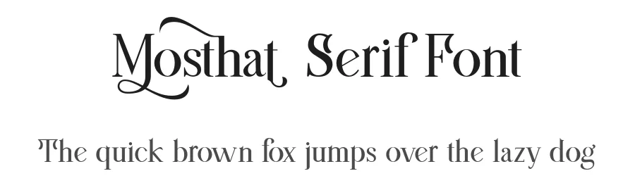 Mosthat Serif Font by Vultype Co. — Serif Font
