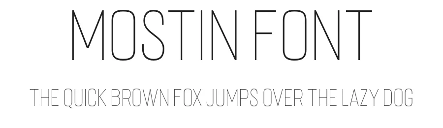 Mostin Font by Solidtype — Sans Serif Font
