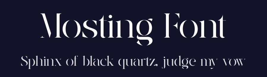 Mosting Font by Amorfa Type — Serif Font — thumbnail 2