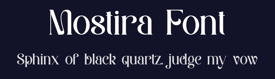 Mostira Font by ErmediaStudio — Serif Font — thumbnail 2
