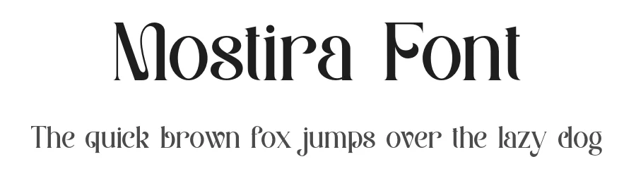 Mostira Font by ErmediaStudio — Serif Font