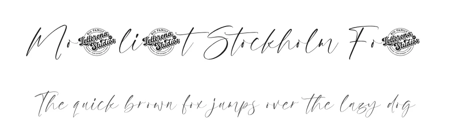 Mostlight Stockholm Font by letterenastudios — Script Handwritten Font