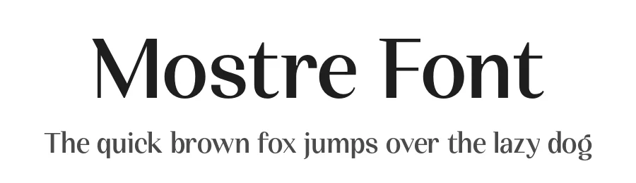 Mostre Font by DikasStudio — Sans Serif Font