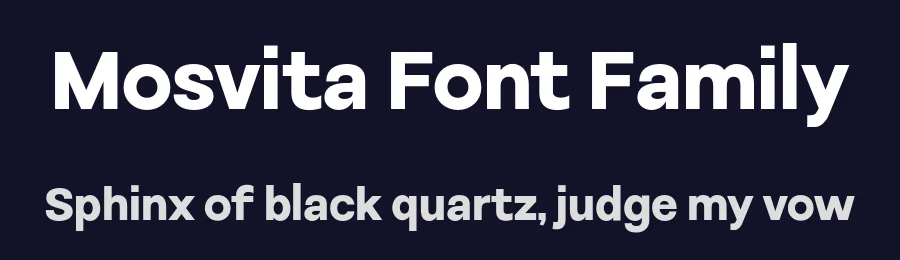 Mosvita Font Family by YUKITA CREATIVE — Decorative Font — thumbnail 2