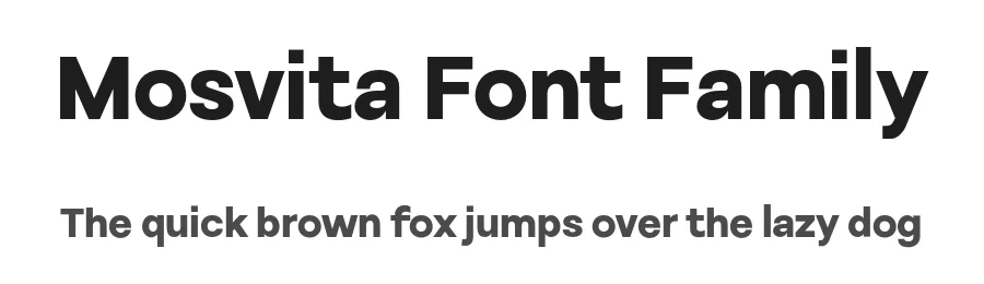 Mosvita Font Family by YUKITA CREATIVE β Decorative Font
