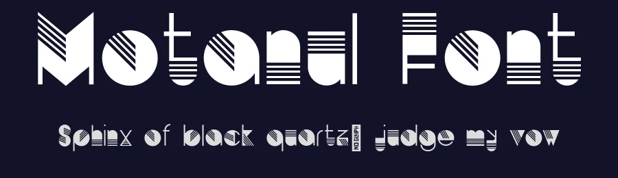 Motanul Font by Sasha Iacob — Display Font — thumbnail 2