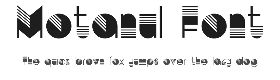 Motanul Font by Sasha Iacob — Display Font