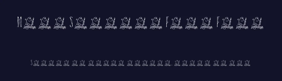 Moth Sausage Free Font by Letterlays — Display Font — thumbnail 2